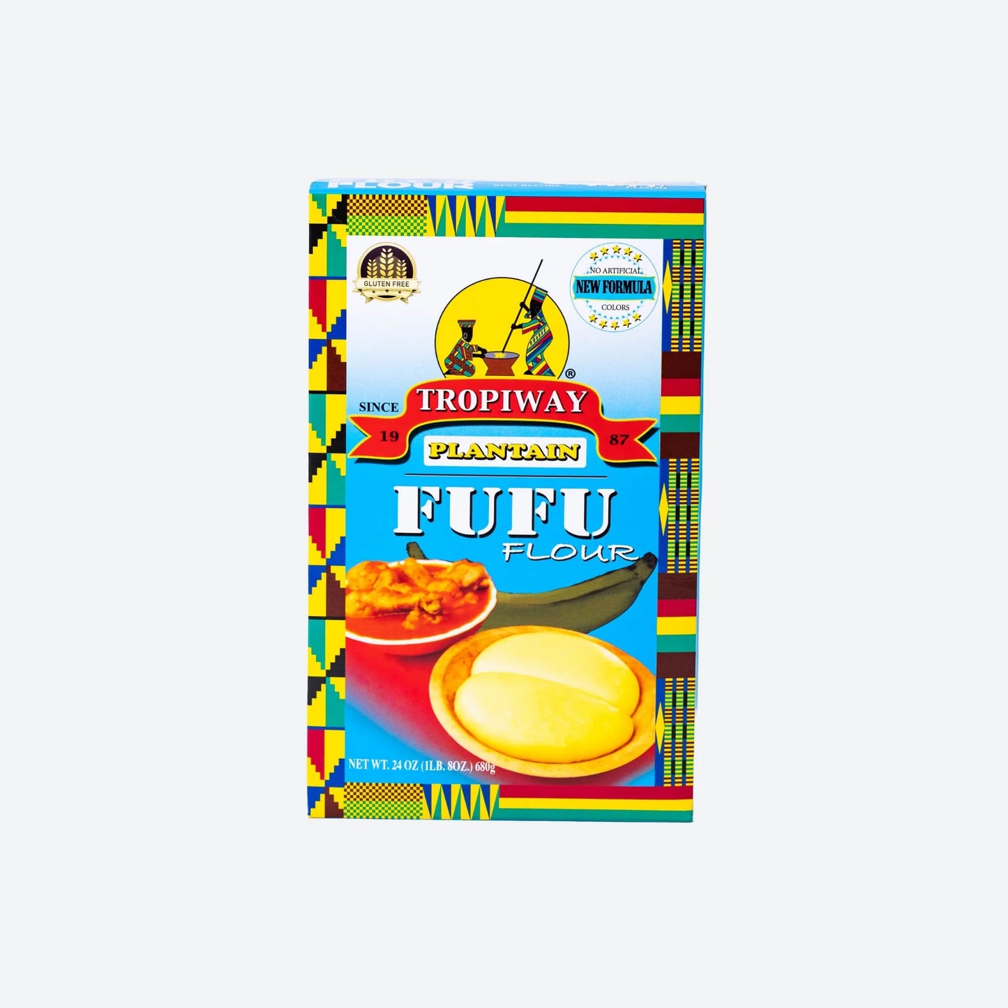 Tropiway Instant Fufu | Plantain Flavor | Non-GMO